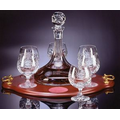 Trafalgar Westgate Decanter & Brandy Glasses (3 Piece)